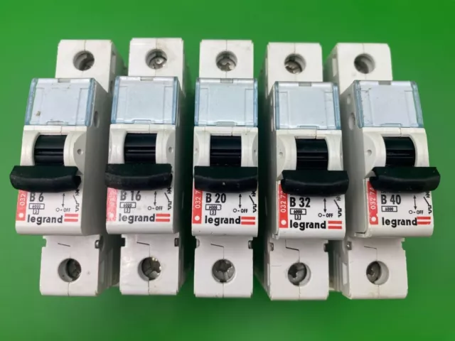 Legrand MCB B6 03266 B16 03270 B20 03271 B32 03273 B40 03274