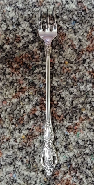 Oneida RENOIR Pembrooke Stainless SSS Cocktail/ Seafood Fork Glossy USA Flatware
