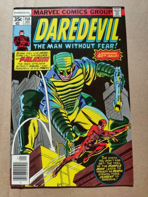 Daredevil 150 Nice VF Marvel 1st App Paladin 1978