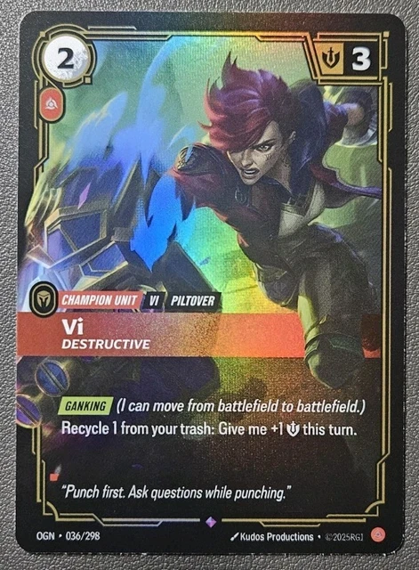 RIFTBOUND LEAGUE OF Legends Origins Foil Card OGN 36 Vi EUR 5,99 ...