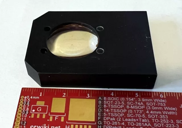 CVI Laser Optics BFPL-25.4-50.0-UV Spherical Lens ø25.4mm 532-1319 nm on holder