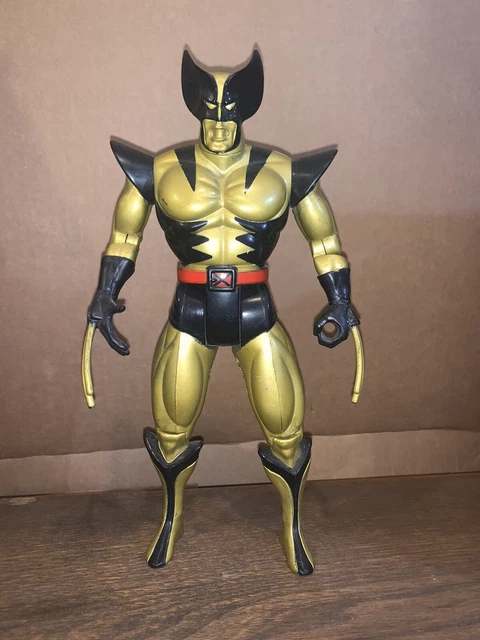 X-Men Gold Wolverine Deluxe Edition 10" Action Figure Marvel ToyBiz 1993