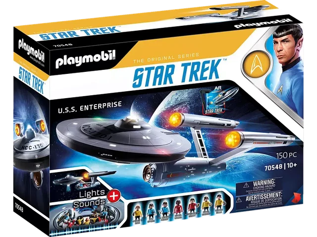 PLAYMOBIL 70548 Star Trek USS Enterprise Spielset, Mehrfarbig Neuware