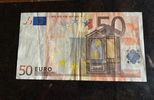 BILLET 50 EURO année 2002 série V signé JC Trichet EUR 1.000,00