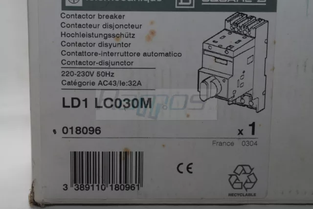 LD1LC030M Starter Dol Automatic 55KW 690V C.A.Telemecanique SCHNEIDER ELECTRIC