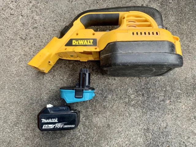 Makita 18v battery adapter to Dewalt xrp tools for old ni-cad post style battery