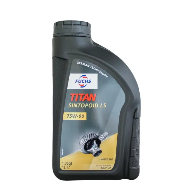 Fuchs TITAN SINTOPOID LS SAE 75W-90 Synthetic Gear Oil 75W90 1 Litre 1L