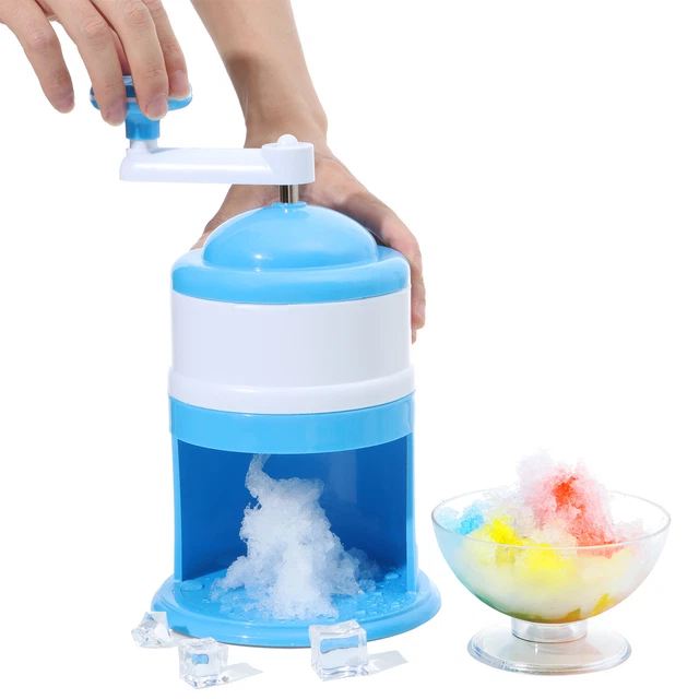 Slush Machine Zerkleinerer von Eismessern HandkrankComment Snow Cone Crusher