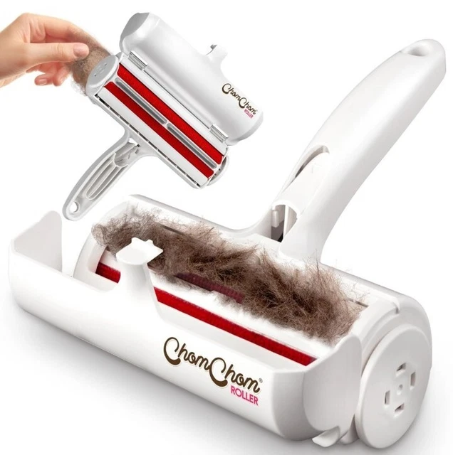Chom Chom Roller Pet Hair Remover and Reusable Lint Roller  ChomChom Cat and Dog