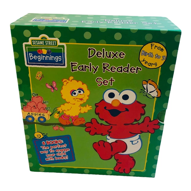 Sesame Street Beginnings Deluxe Early Reader Box Set of 8 Books Birth to 3 Years