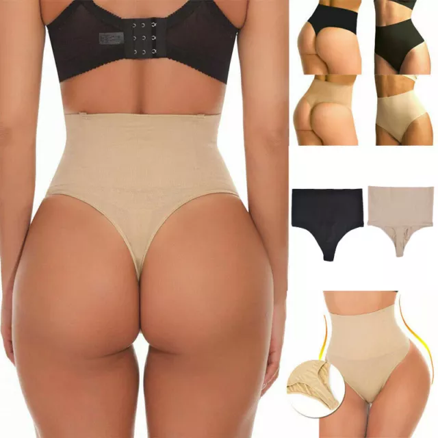 HIGH WAIST WOMEN Shapewear Thong Panty Body Shaper Tummy Control Pants  Underwear $10.60 - PicClick