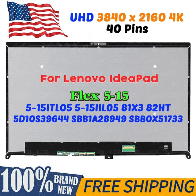 15.6& LCD TOUCH Screen Lenovo IdeaPad Flex 515IIL05 515ITL05 4K UHD