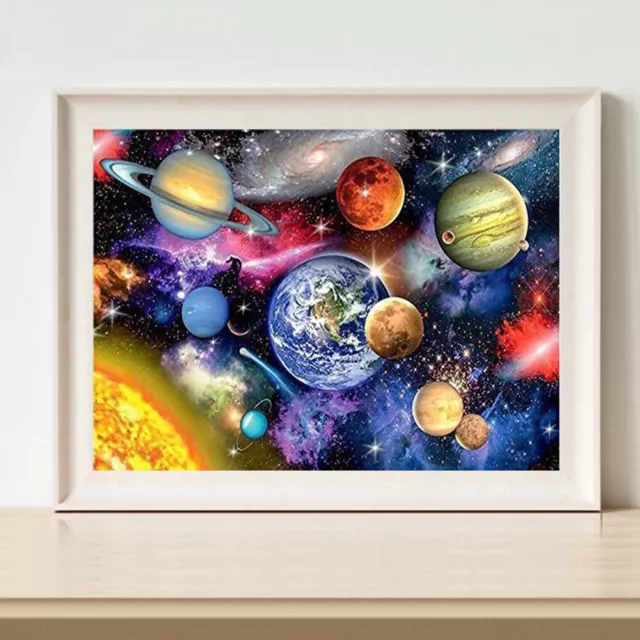 Space Planets DIY Art Paint By Numbers Painting Kit Artist Draw Adult Kids  Stars