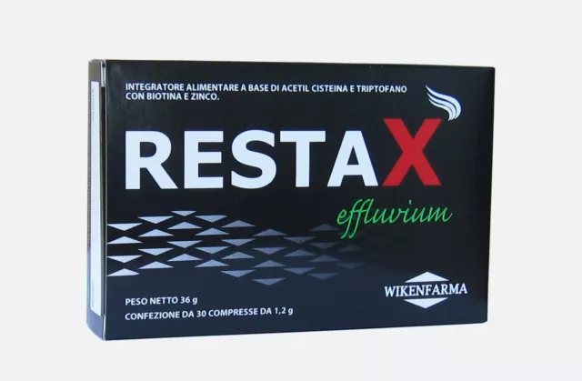 3 conf RESTAX EFFLUVIUM per Telogen Effluvium da Stress caduta capelli