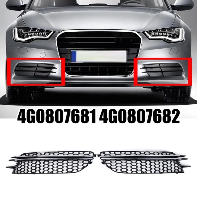 Grille Antibrouillard Voiture - Grille Avant Phare Compatible Golf 5 MK5 2005-2009 Noire