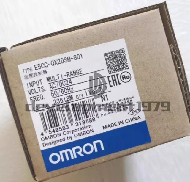 1PC New Omron E5CC-QX2DSM-801 temperature controller