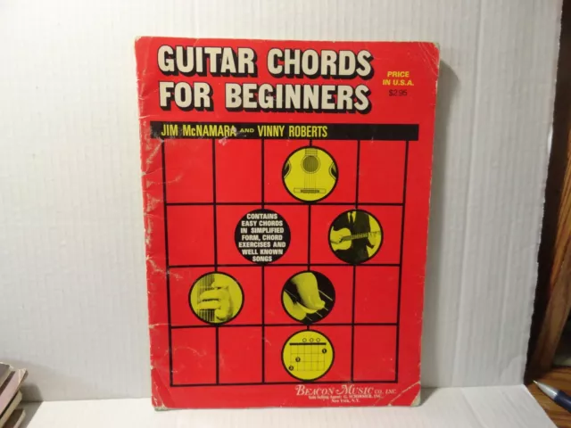 GUITAR CHORDS FOR BRGINNERS - JIM McNAMARA & VINNY ROBERTS - BEACON ...