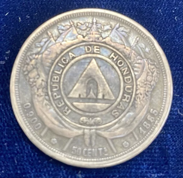 1885 Honduras 50 Centavos