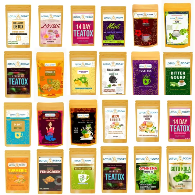 Herbal Tea bags Selection -  Choose from Unique and special Herbs tea Varieties