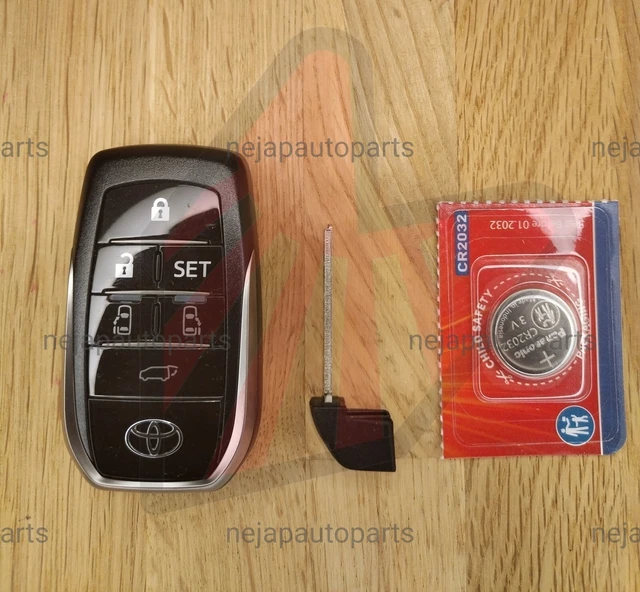 Telecomando Chiave 4 Pulsanti Per Toyota Alphard 2005-2009 – 314.3MHz Con Chip ID67 E Batteria Inclusa