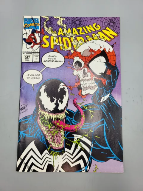 The Amazing Spider-Man Volume 1 #347 May 1991 The Boneyard Hop Marvel Comic Book