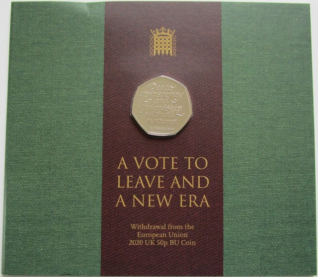 United Kingdom 50 Pence 2020 Brexit