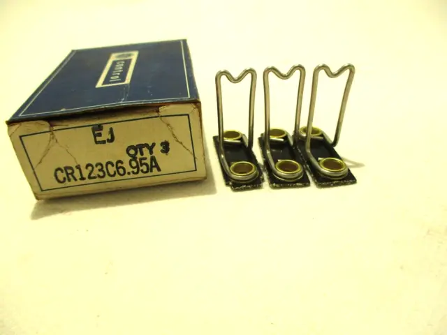 New Box Of 3 Ge General Electric Cr123C6.95A Overload Heater