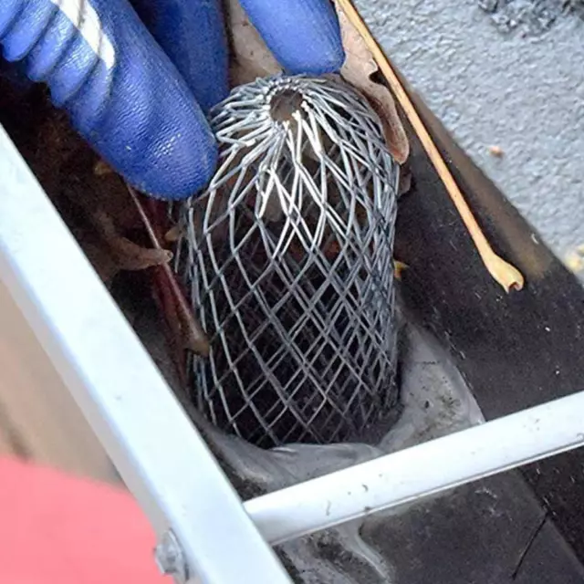 4 pz filtri grondaia tetto colino tubo di scarico ferma scarichi foglie rete acqua piovana