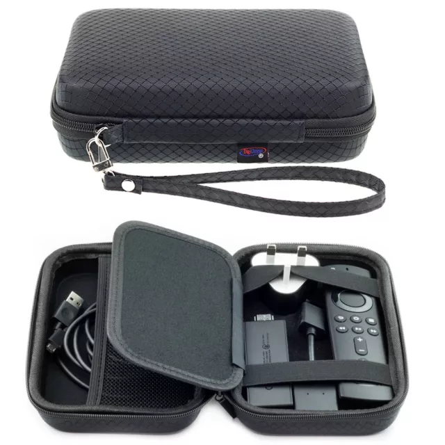 Hard Carry Case For Amazon Fire TV Stick 4K Remote Cable & Charger