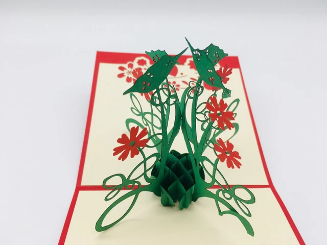 Tarjeta 3D Pop-up Locomotora De Vapor – 15x20 Cm, Diseño Alemán, Para Felicitaciones O Regalo