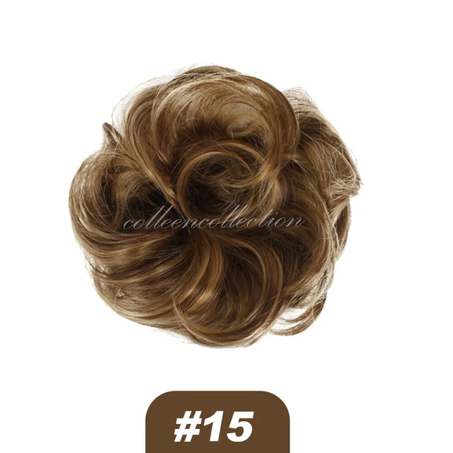 Curly Messy Bun Hair Piece Scrunchie Updo Thick Hair Extensions Real As Human AU