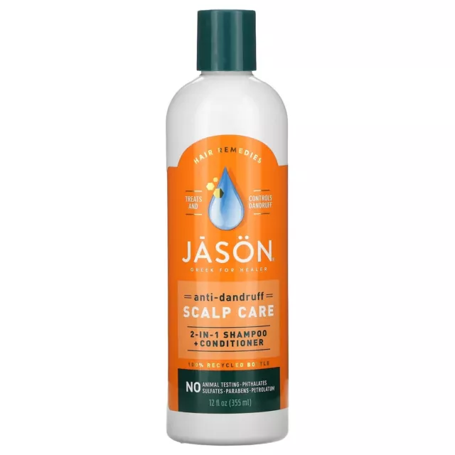 JASON 2 in 1 Shampoo + Conditioner Treatment 12 fl oz DANDRUFF RELIEF