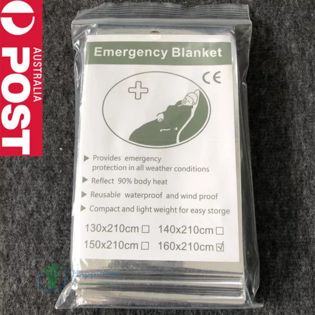 X3 Emergency Space PREMIUM Blankets Camping Survival Rescue First Aid Waterproof