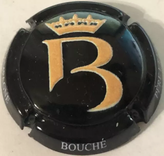 Capsule de Champagne BOUCHE Père & Fils (4. noir Borange en relief)