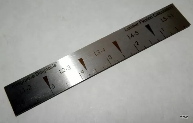 Integrative Diagnosis Lumbar Flexion Ruler L5-S1