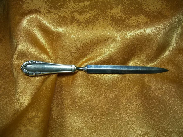 Georg Jensen, Sterling Silver letter opener early 20th century Baroque