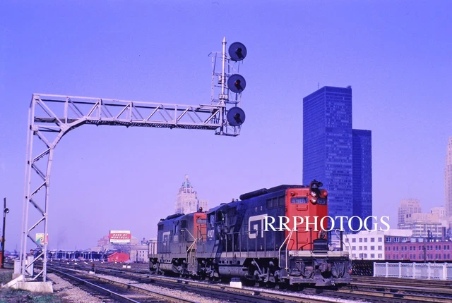 Rr Print Grand Trunk Western Gtw Gp9 Locomotive #4907