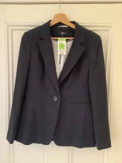 Ladies Marks &Spencer tailored skirt suit size 12, jacket new, skirt worn once