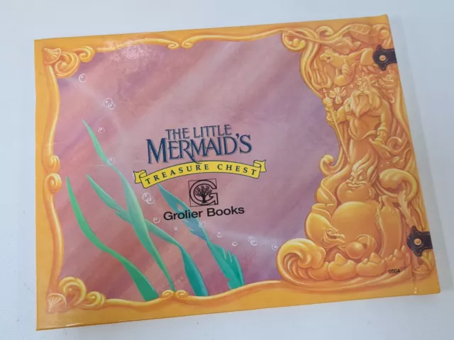 The Little Mermaid's Treasure Chest 1992 Bulk Lot x22 Books Grolier 3