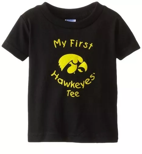 NCAA Infant/Toddler/Baby Iowa Hawkeyes UI U of I My First Tee Shirt