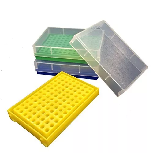 Plastic 96-Well PCR Rack for 0.2ml Micro Centrifuge Tube Assorted Colors Pack... 2