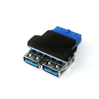 InLine USB 3.0 Adapter – 2x USB-A Buchse Auf 19-Pin Header, 5 Cm Kabel, Intern