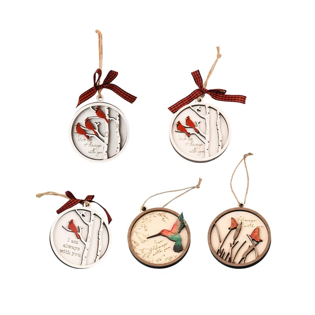 Niedlicher Weihnachtsanhänger aus Holz, Weihnachtsdekoration, Baumschmuck,