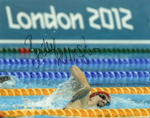 REBECCA ADLINGTON OLYMPIC SWIMMER 10x8 PHOTO SIGNED