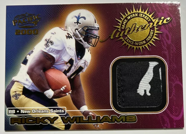 Williams, Ricky 2000 Vanguard Game Used Jersey