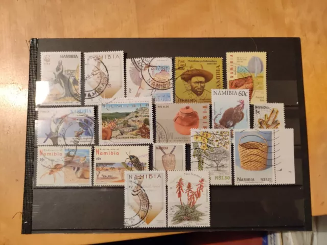 Namibia  schönes Lot nur sauber gestempelte Briefmarken