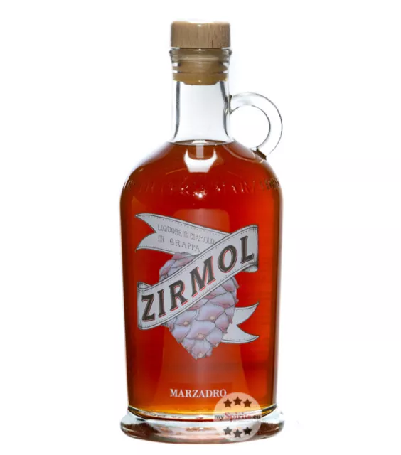 Marzadro Zirmol Liquore di Cirmolo in Grappa - Zirbenlikör / 30 % Vol. / 0,7 L