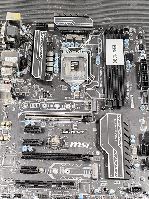 MSI B250 PC Mate Motherboard - Not Working, No I/O Shield £6.40 ...