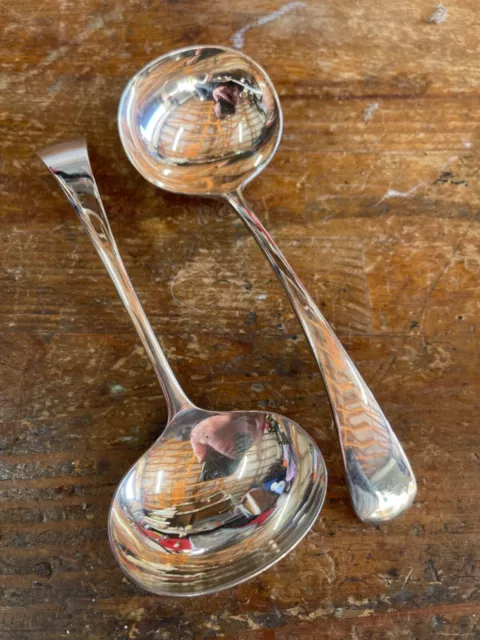 Sauce Gravy Ladles 7” Silver Plated by R.F. MOSLEY & S