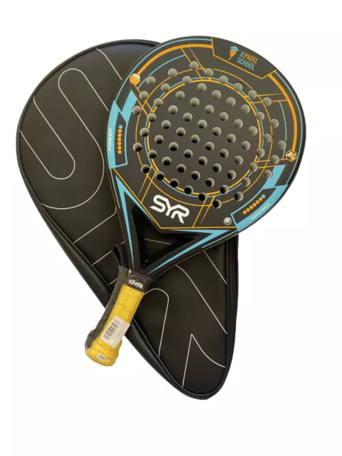 Brand New! SYR FREYA - Carbon Padel Tennis Racket X Padel School - RRP £175